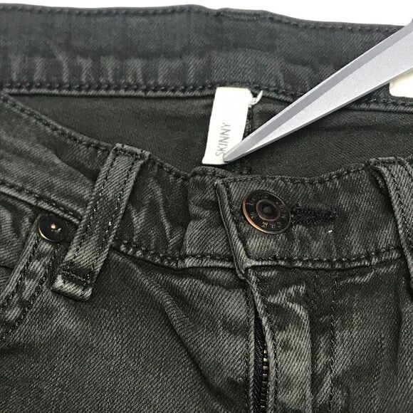 Rag & Bone Dark Olive Skinny Jeans - Picture 3 of 8